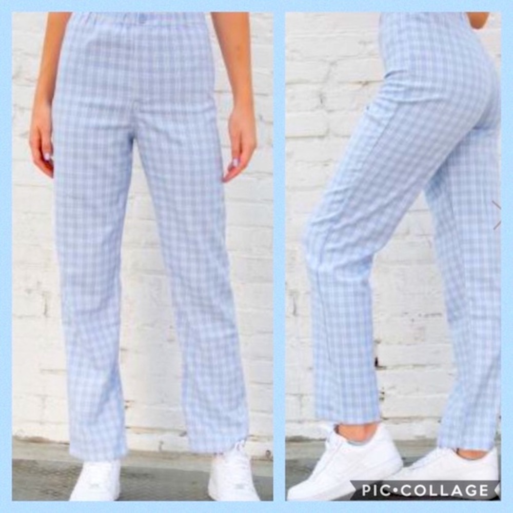 BRANDY MELVILLE TILDEN PANTS HIGH-RISE TROUSER 💙NWT